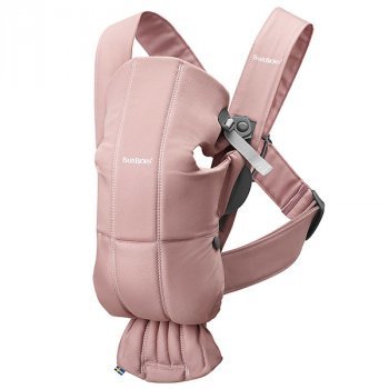 Рюкзак-кенгуру для новорожденных BabyBjorn Mini Cotton 0210.14/Dusty Pink
